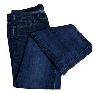 Gap Long & Lean Boot Cut Jeans Women Size 10 Long Distressed